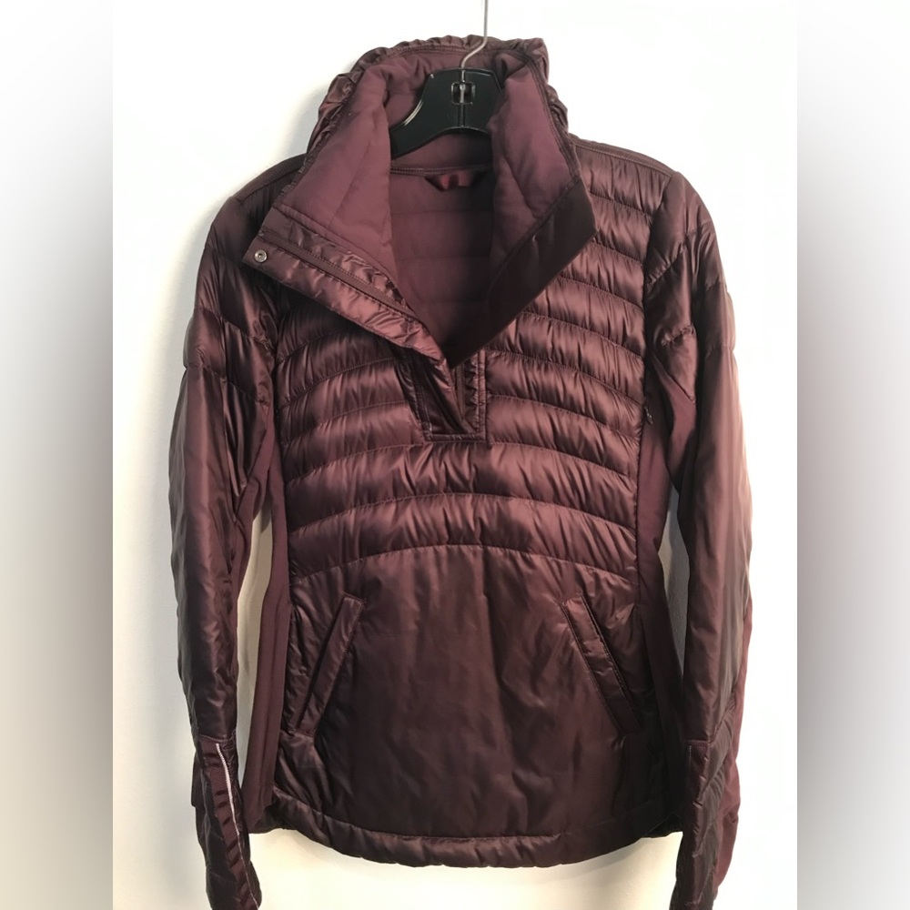Lululemon down for it all jacket size 6